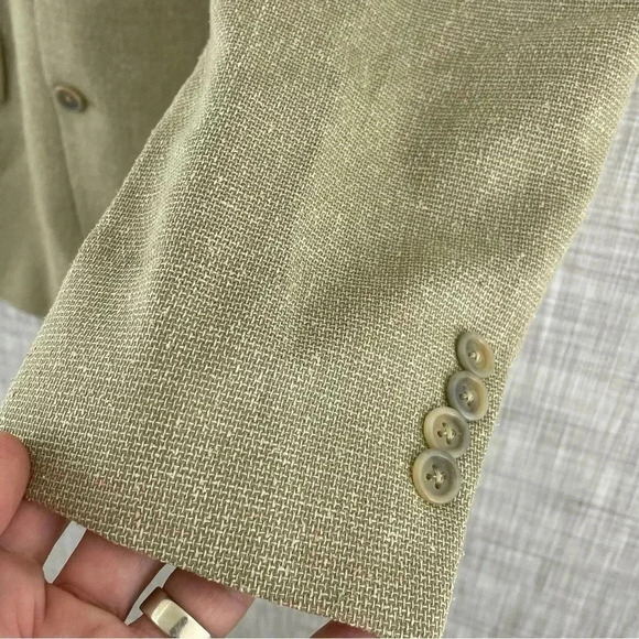 Paul Fredrick Men's size 38S silk wool blazer 0645 - Picture 6 of 10